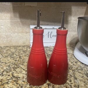 Oil & Vinegar set and Pepper Mill